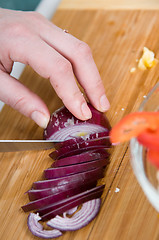 Image showing Cooking food