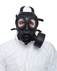 Image showing man with gas mask