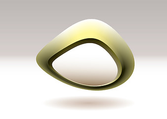 Image showing blob pebble gold