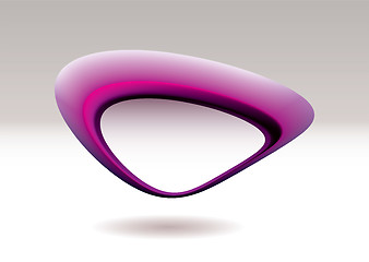 Image showing blob pebble purple