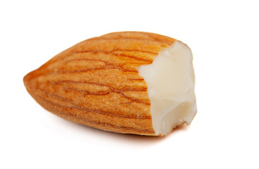 Image showing half of fresh almonds