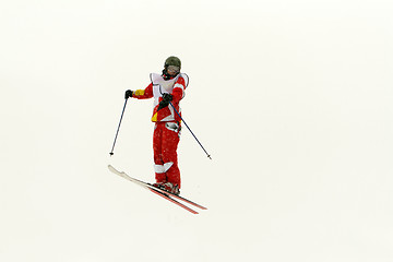 Image showing skier flip in the air