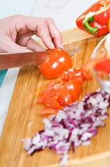 Image showing Cooking food