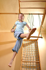 Image showing boy at gym