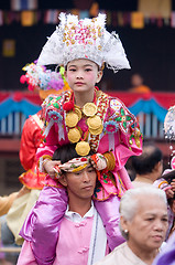 Image showing Poy Sang Long Ceremony in Mae Hong Son, Thailand