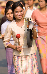 Image showing Poy Sang Long Ceremony in Mae Hong Son, Thailand