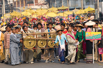 Image showing Poy Sang Long Ceremony in Mae Hong Son, Thailand