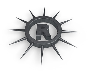 Image showing spiky letter r