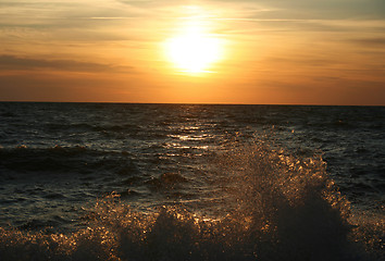Image showing Ukraine. Crimea. Sunset on Black sea 