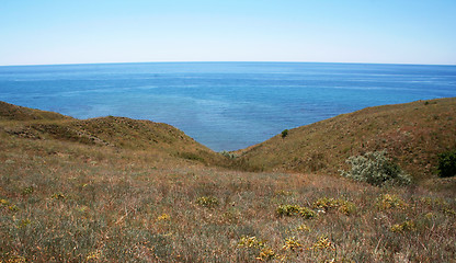 Image showing Ukraine. Crimea. Coastline of Black sea 