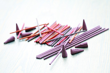 Image showing incense sticks