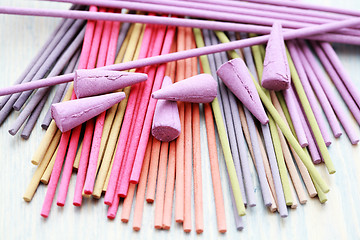 Image showing incense sticks