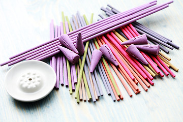 Image showing incense sticks