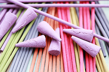 Image showing incense sticks