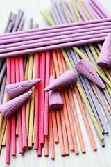 Image showing incense sticks