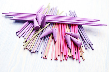 Image showing incense sticks