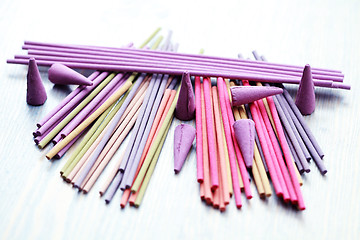 Image showing incense sticks