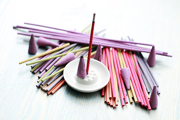 Image showing incense sticks