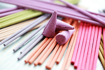 Image showing incense sticks