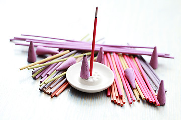 Image showing incense sticks