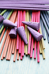 Image showing incense sticks