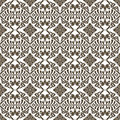 Image showing Abstract background of seamless floral pattern 