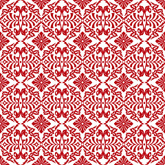 Image showing Abstract background of seamless floral pattern 