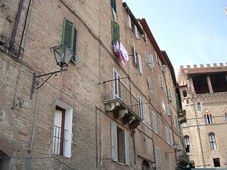 Image showing Front of old house