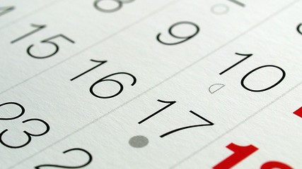 Image showing Calendar