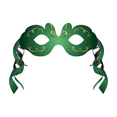 Image showing realistic carnival or theater mask isolated