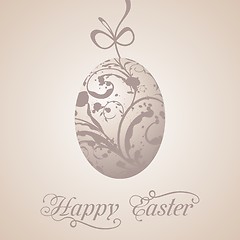 Image showing Easter paschal grunge egg