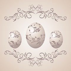 Image showing Easter floral background