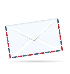 Image showing Realistic illustration of envelope of post