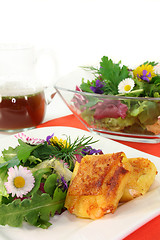 Image showing Wild herb salad