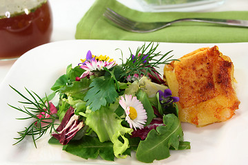 Image showing Wild herb salad