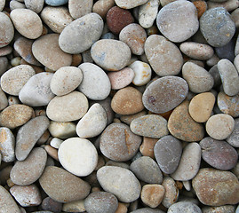 Image showing Grey pebbles as background 