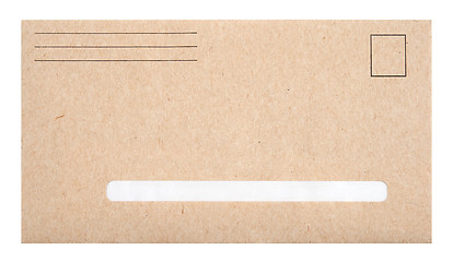 Image showing Brown envelope with space for address