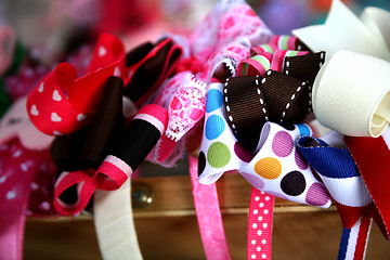 Image showing Pretty hats fabrics for children