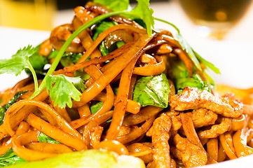 Image showing chinese fried noodles