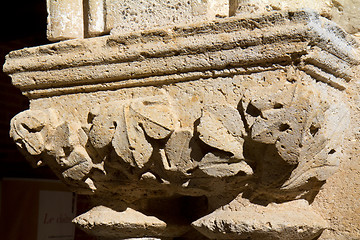 Image showing Closeup fragment of cloister