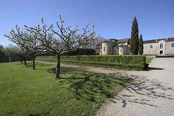 Image showing Flaran Abbey and its gardens