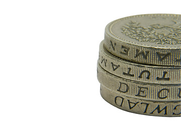 Image showing Pound coins