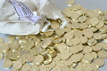 Image showing russian metallic coins 