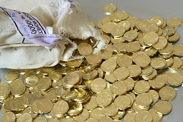 Image showing russian metallic coins