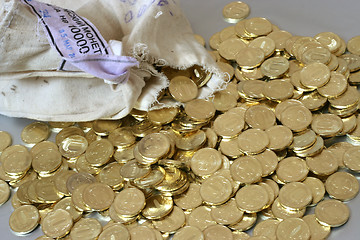 Image showing russian metallic coins