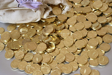 Image showing russian metallic coins