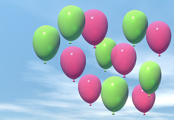 Image showing Balloons