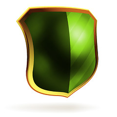 Image showing Shields in black and green hazard stripes. EPS 8