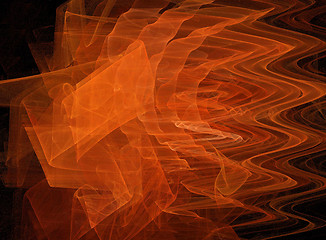 Image showing Orange fractal