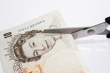 Image showing Pound cutting